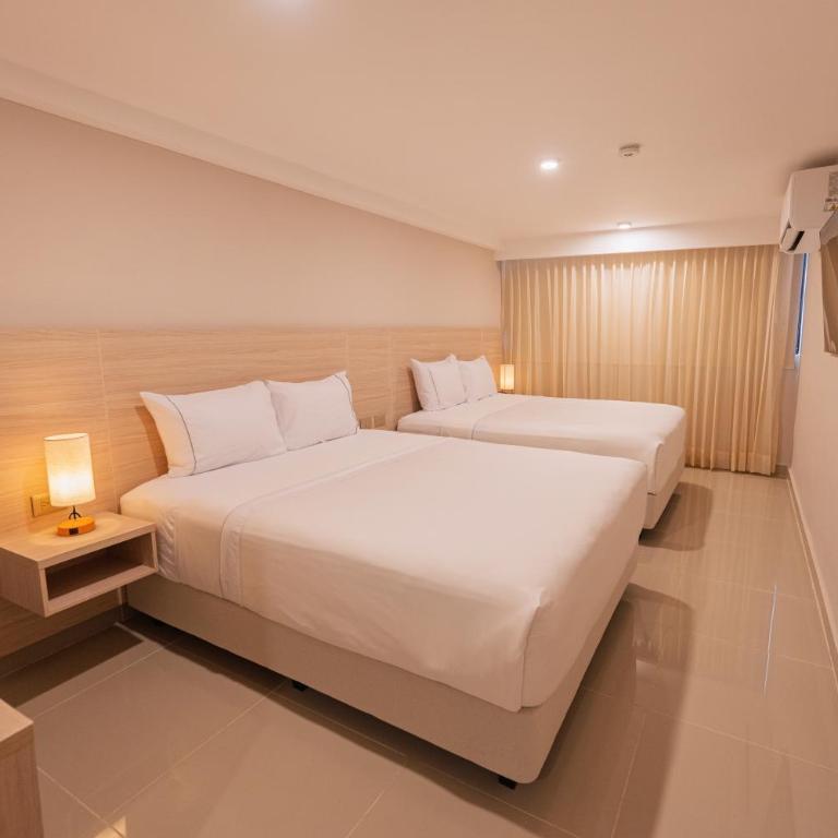 Alcaré Rooms Cartagena - Standard Double Room with Two Double Beds - 2