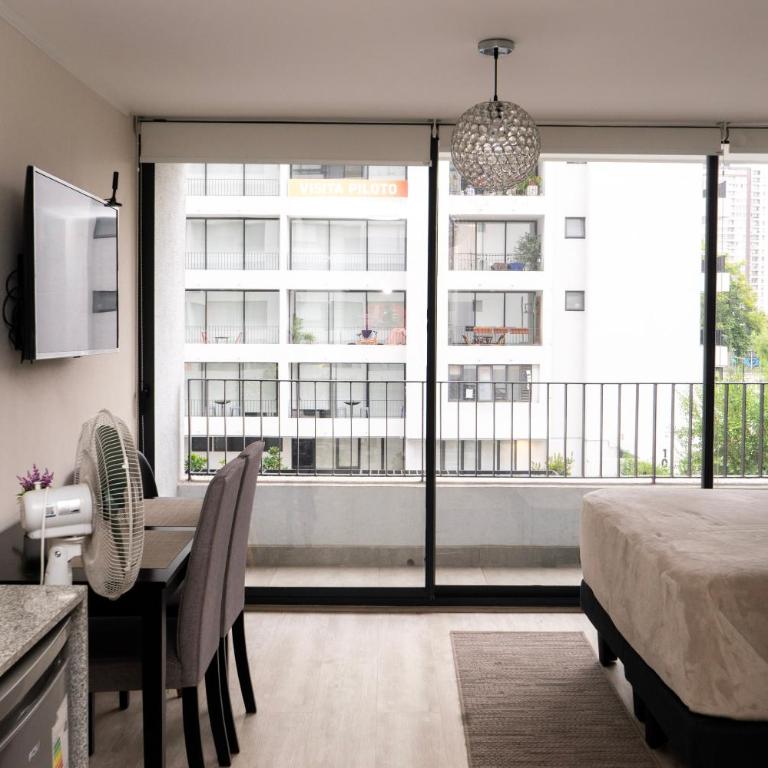 Frente a Hospital U de Chile - One-Bedroom Apartment - 12
