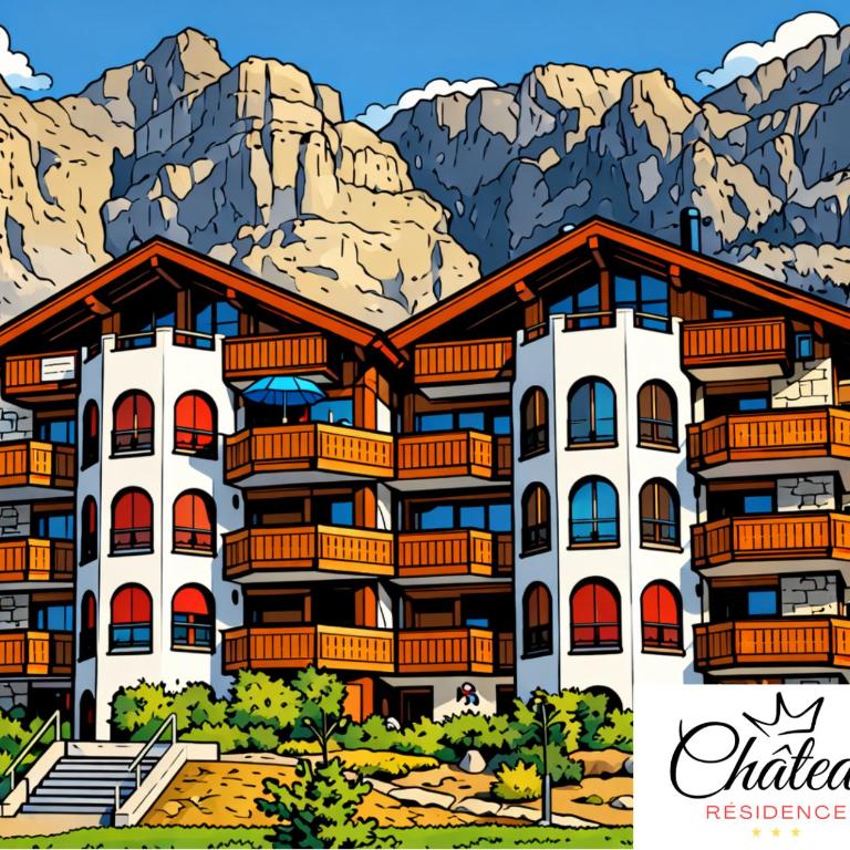 Residenz Château Leukerbad - Apartment mit 1 Schlafzimmer - 3