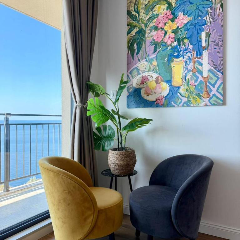 Apartments Azimut Rezevici - Apartman sa 2 Spavaće Sobe i Pogledom na More - 10