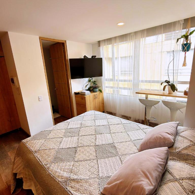 Modern Private Loft Candelaria-Centro- Monserrate - One-Bedroom Apartment - 5