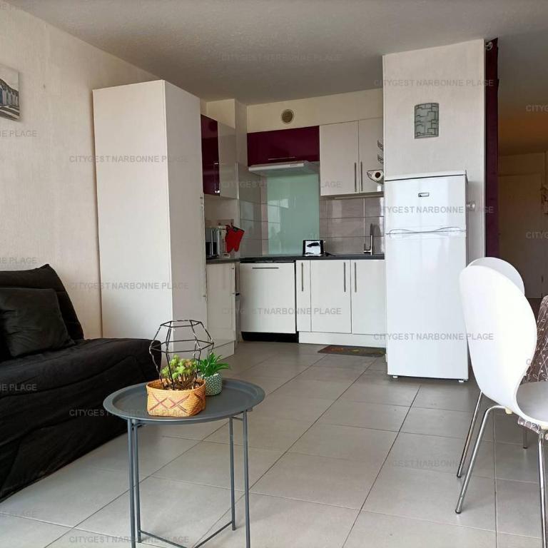 Appartement rénové Narbonne, à 100m de la plage, avec terrasse et parking privé, climatisation incluse - FR-1-619-132 - Apartment - 14