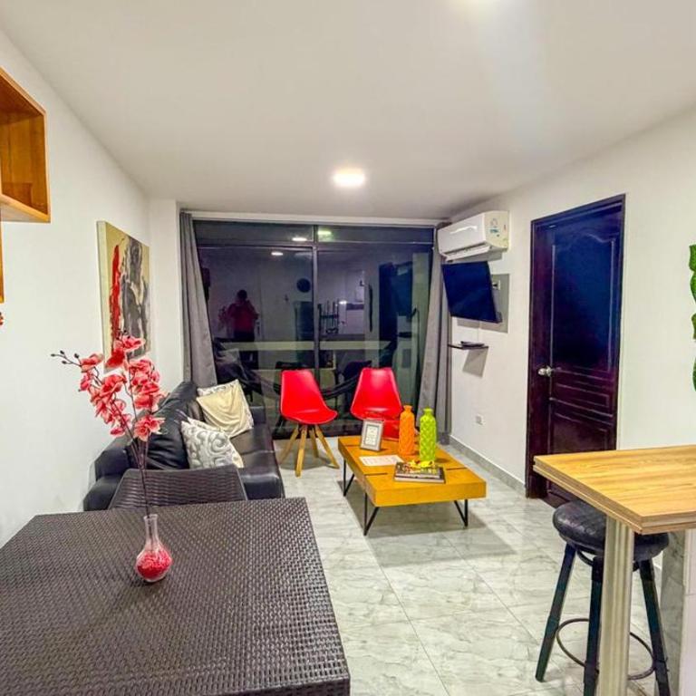 Excelente ubicación acogedor apartaestudio cerca de la playa - One-Bedroom Apartment - 11
