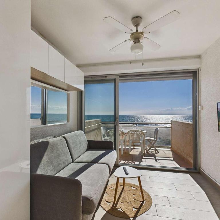 Grau d'Agde : Studio cabine avec terrasse, parking privé, vue mer - Studio - 5