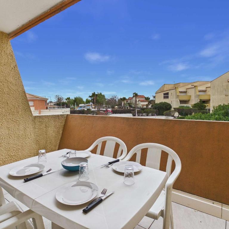 Appartement 2 pièces 4 pers avec terrasse, parking privé et accès direct plage à Marseillan - FR-1-326-791 - Appartement - 4