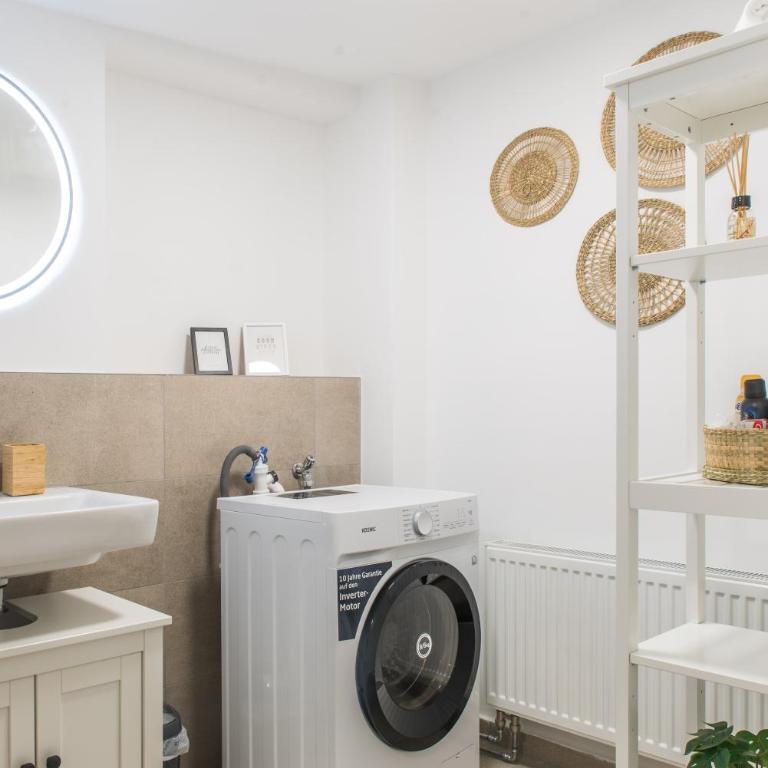 Zentral & modern I perfekt für City-Trip I Familien & Freunde & Business I Fußball-Tisch - Appartamento Familiare con 2 Camere da Letto - 19