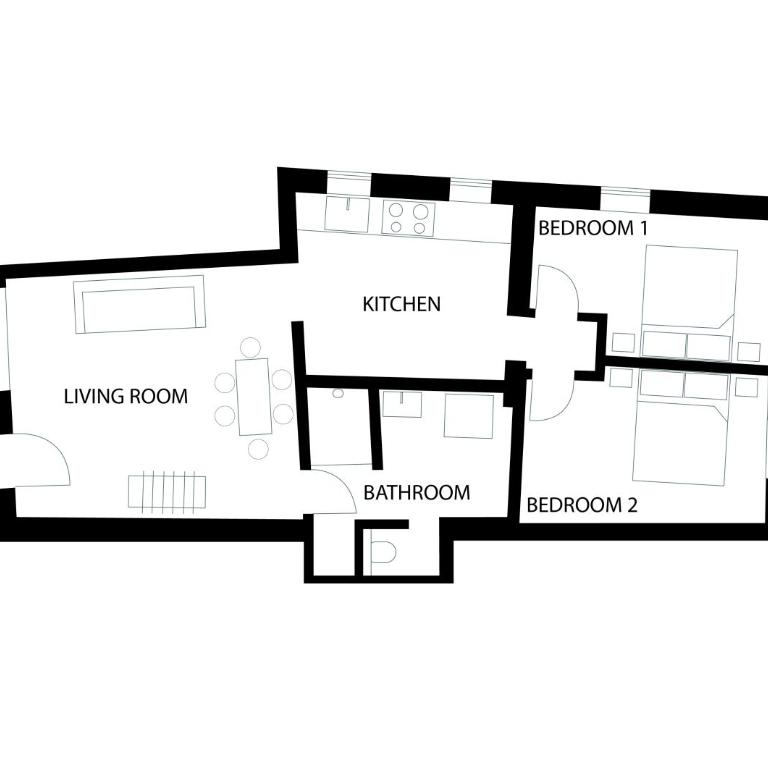 Zentral & modern I perfekt für City-Trip I Familien & Freunde & Business I Fußball-Tisch - Appartamento Familiare con 2 Camere da Letto - 26