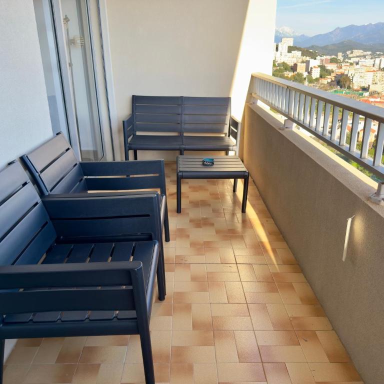 Vista di Nata appartement en ville entre mer et maquis - Apartment mit 2 Schlafzimmern, Terrasse und Meerblick - 19