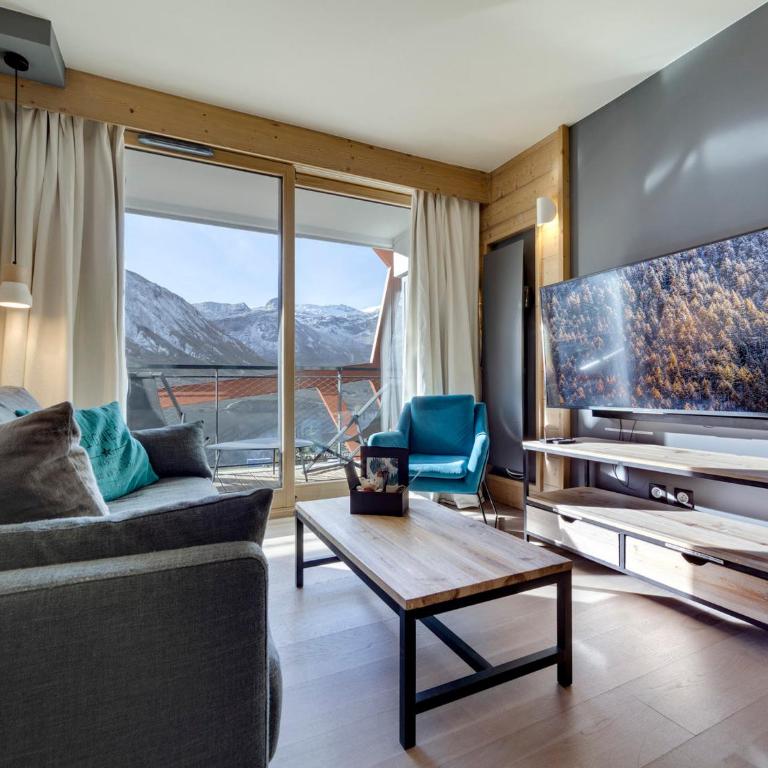 Appartement moderne 5 pers. en centre-ville avec Wifi à Tignes - FR-1-641-3 - Appartamento (5 Adulti) - 1
