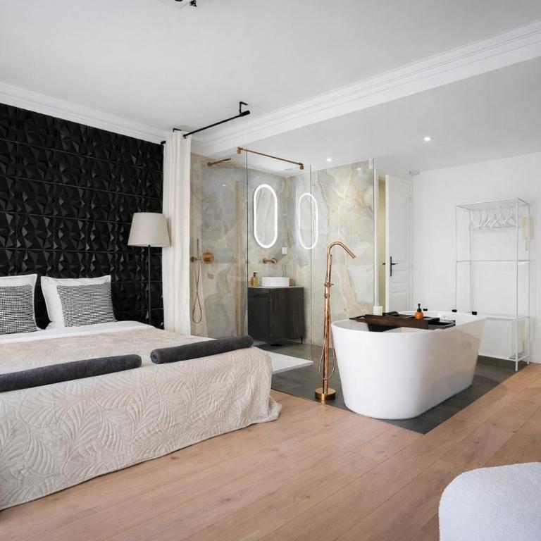StudioLuxCannes - Suite premium avec baignoire à Cannes, plage à 2 min et Palais des Festivals - Appartement 1 Chambre - 2
