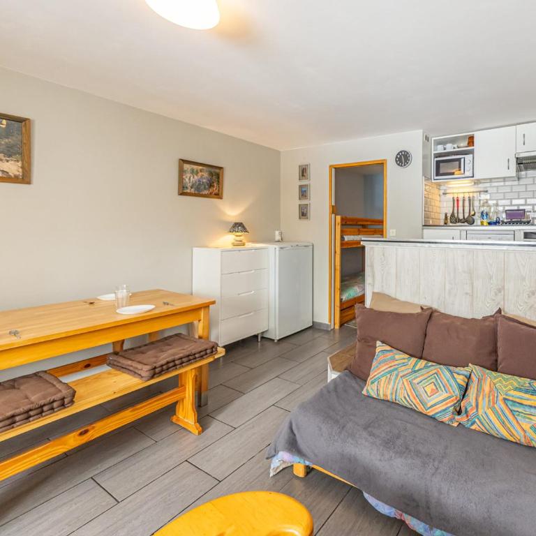 Studio moderne pour 4 pers, balcon sud, proche piste, résidence Roc Rouge - Studio - 5