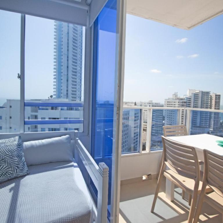 Apartamento con vista al mar, cerca a Bocagrande - One-Bedroom Apartment - 22