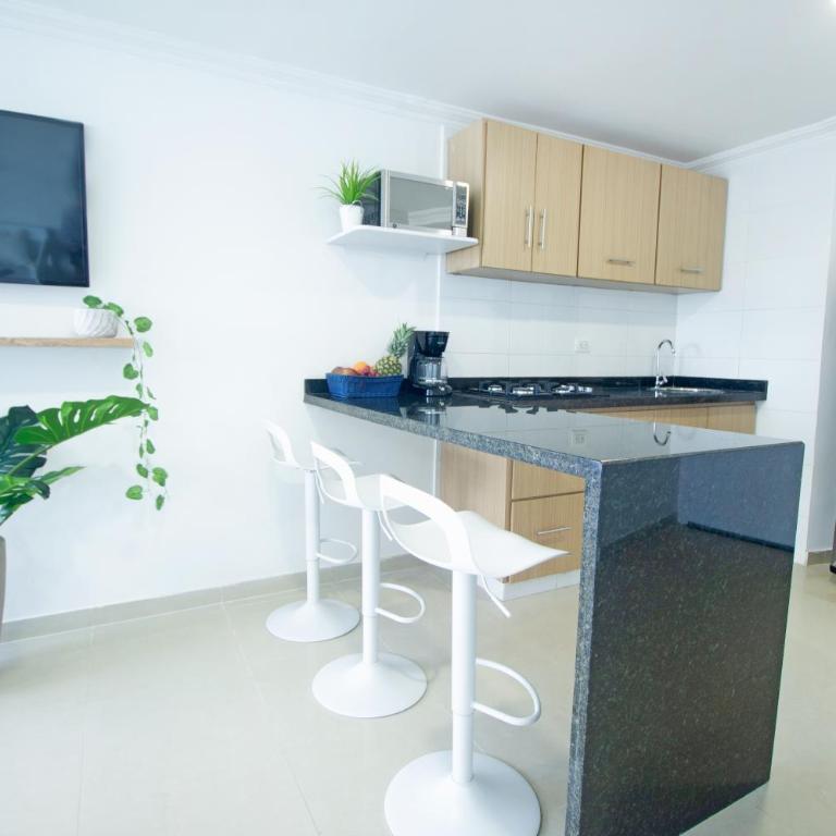 Apartamento con vista al mar, cerca a Bocagrande - One-Bedroom Apartment - 39