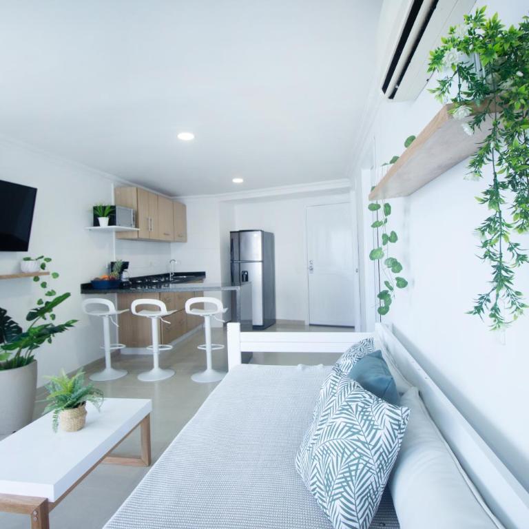 Apartamento con vista al mar, cerca a Bocagrande - One-Bedroom Apartment - 47