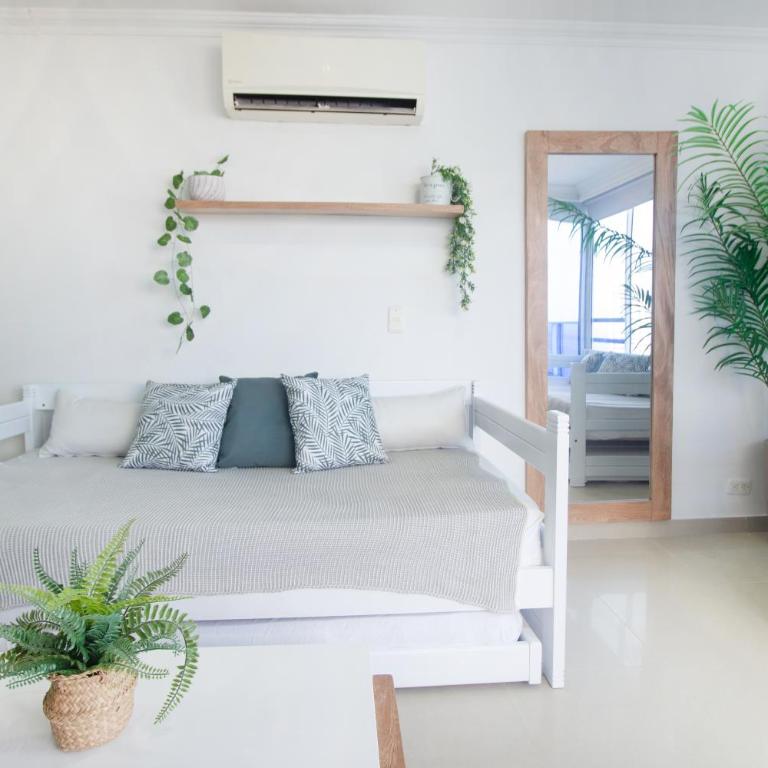 Apartamento con vista al mar, cerca a Bocagrande - One-Bedroom Apartment - 49