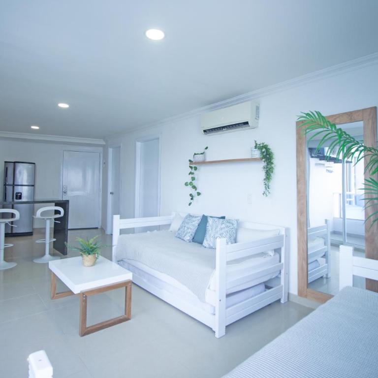 Apartamento con vista al mar, cerca a Bocagrande - One-Bedroom Apartment - 50