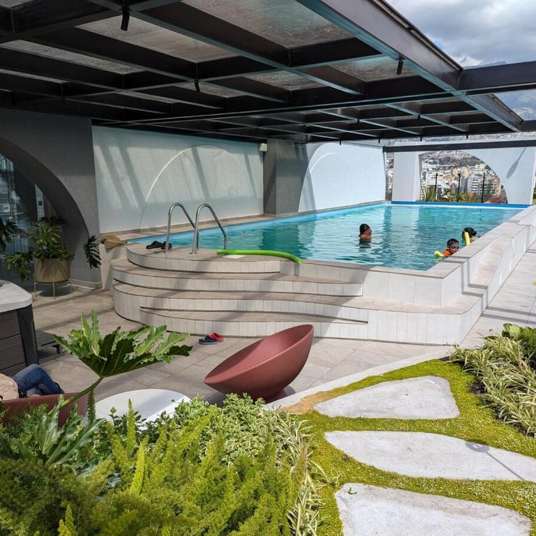 Luxury Studio Corazón Financiero, Gym, Piscina & Rooftop - One-Bedroom Apartment - 3