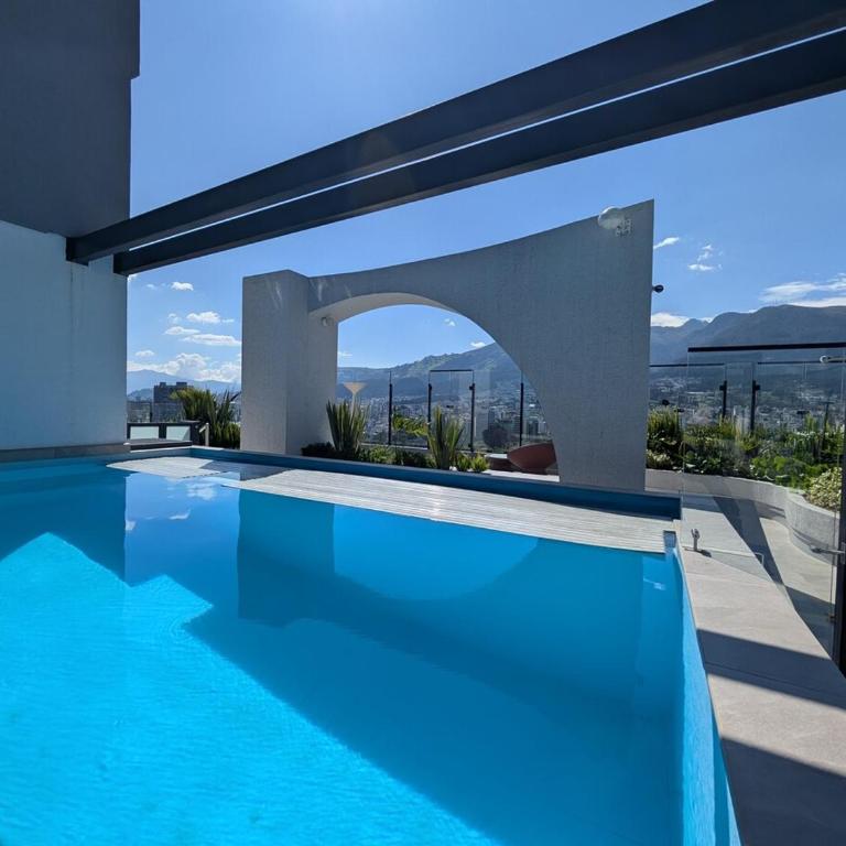 Luxury Studio Corazón Financiero, Gym, Piscina & Rooftop - One-Bedroom Apartment - 53