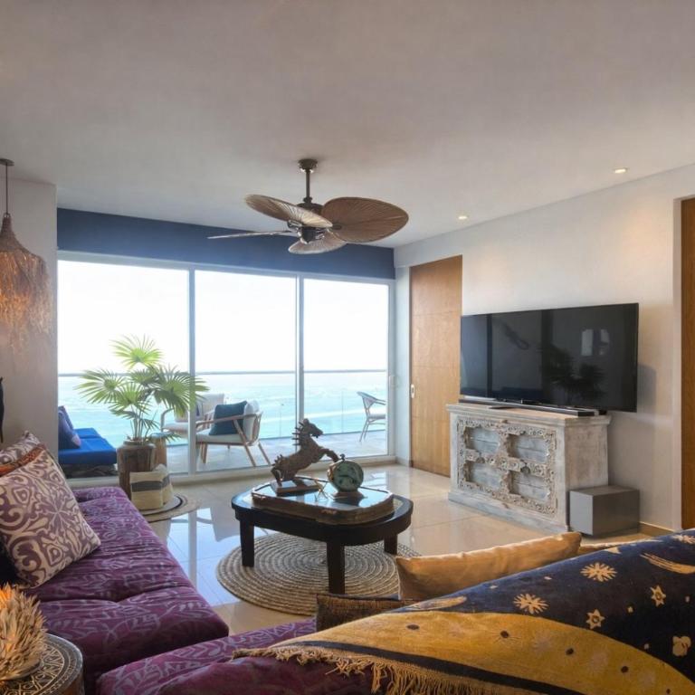 U-GO H2 Building in Bocagrande, Front to the Sea - Apartment with Sea View - 25