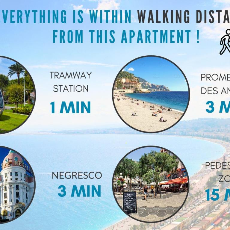 Nestor&Jeeves - MARINA AZUR - Close sea - Appartement 2 Chambres avec Terrasse et Vue sur la Mer - 9