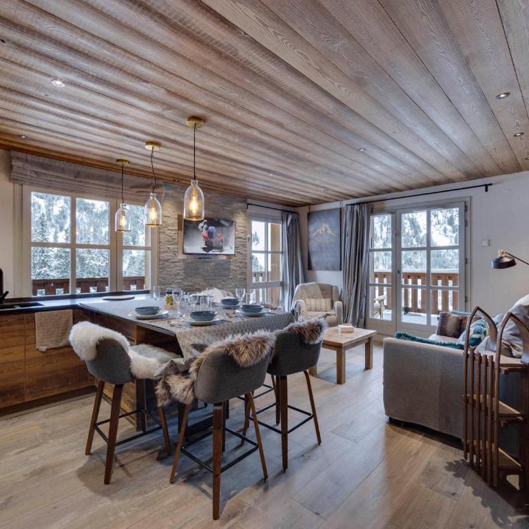 Appartement skis aux pieds Arc 1950 avec Wi-Fi et bien-être - Three-Bedroom Apartment - 15