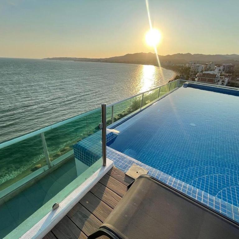 Risco Centro de Bucerías beachfront with pool - Apartamento de 2 dormitorios - 1