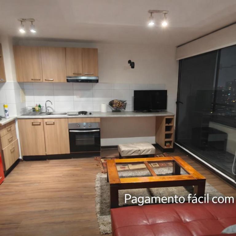 Amplio Departamento 1 dormitorio más sofá cama ideal para Movistar Arena bien conectado - One-Bedroom Apartment - 3