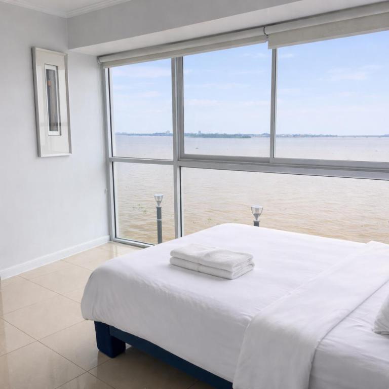 Luxury River View suite Vista al rio, Suite privada, Cocina privada, Vista panorámica, Moderna - One-Bedroom Apartment with River View - 18