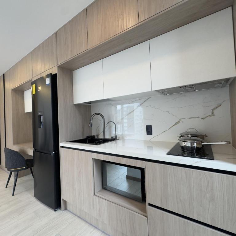 Nuevo Estudio Cielo 11 - Vista al Parque La Carolina - One-Bedroom Apartment - 4