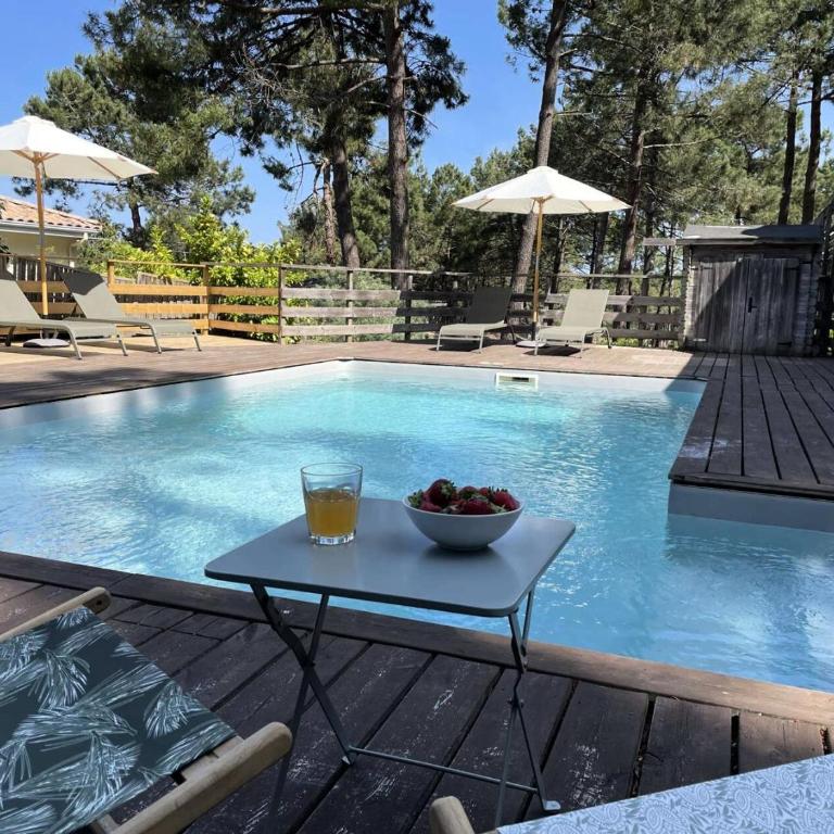 Résidence 05034-lacanau Ocean - Villa familiale 12 pers. – Piscine & nature – Lacanau Océan MAE-2543 - Ferienhaus - 1