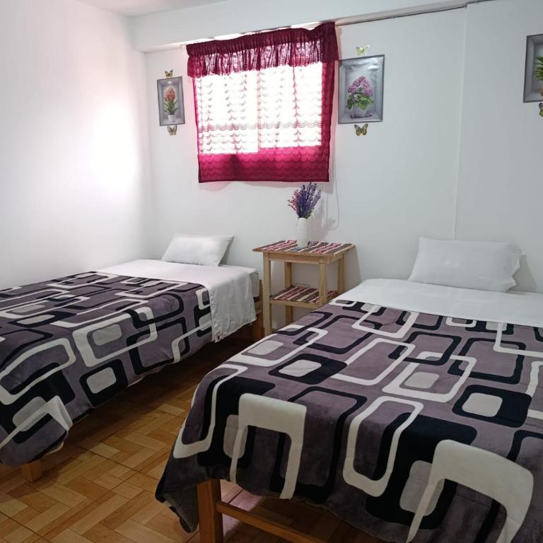Yerupaja Mountain Hostel - Habitación Doble - 2 camas - 6