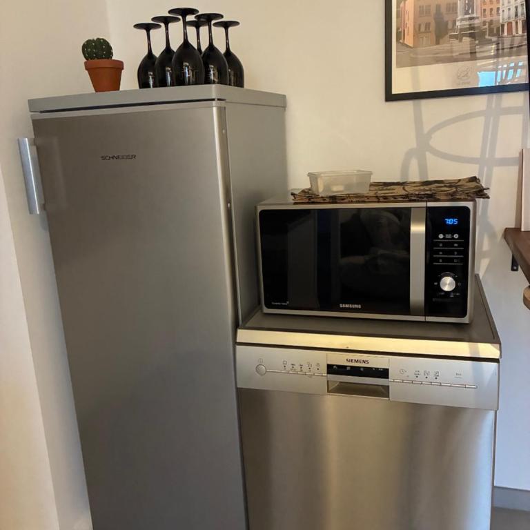 Un balcon à Monplaisir- 4 lits -garage - 47m2 - Appartement 1 Chambre - 6