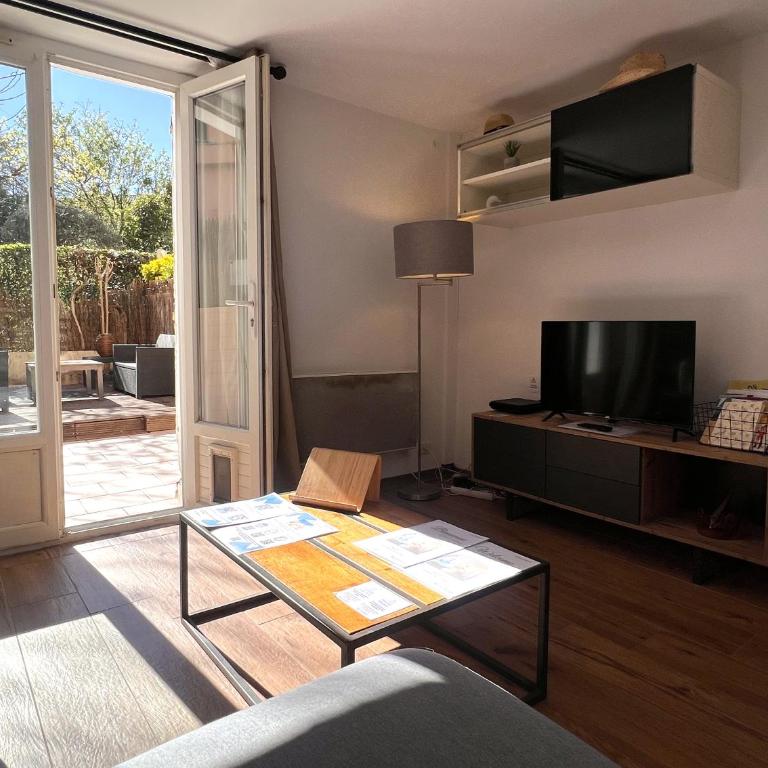 Le Breizh'Aix - Joli duplex au cœur du centre ville d'Aix-en-Provence avec jardin - Apartment mit 1 Schlafzimmer - 13