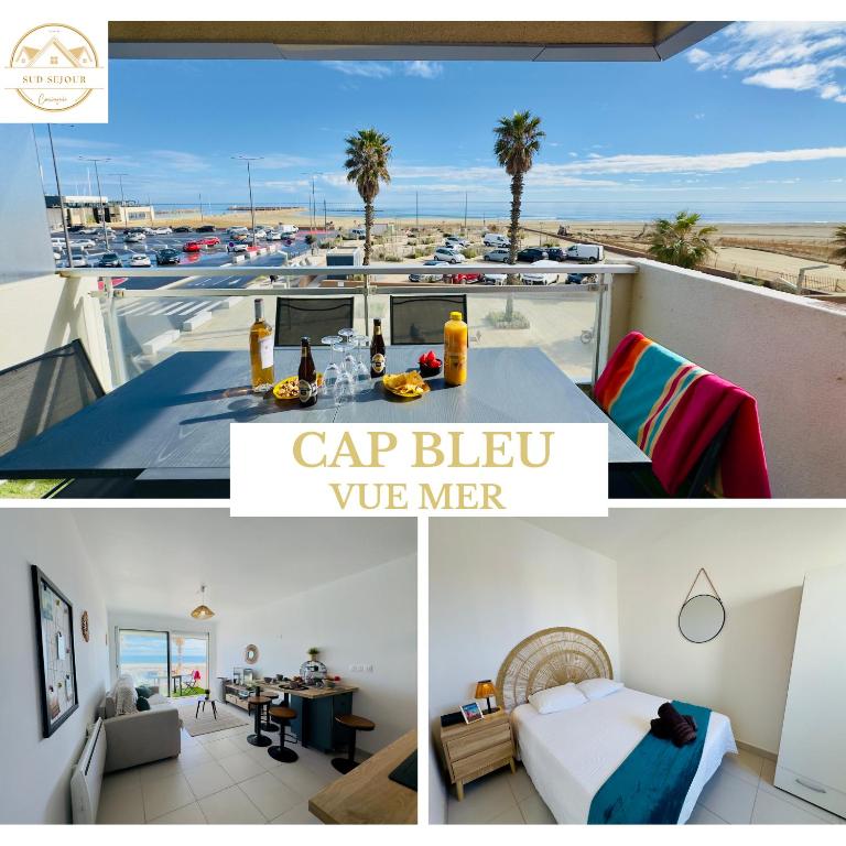 Cap Bleu - Air conditioning - Direct beach access - SudSéjourConciergerie - Appartamento con 1 Camera da Letto, Vista Mare e Balcone - 1