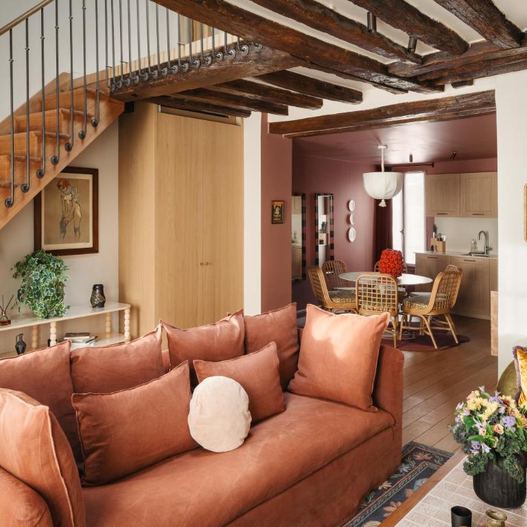 La Bohème Montmartre - Studios & Apartments de luxe au Sacré Coeur - MODIGLIANI - Appartement 2 Chambres Prestige avec Hammam - 14