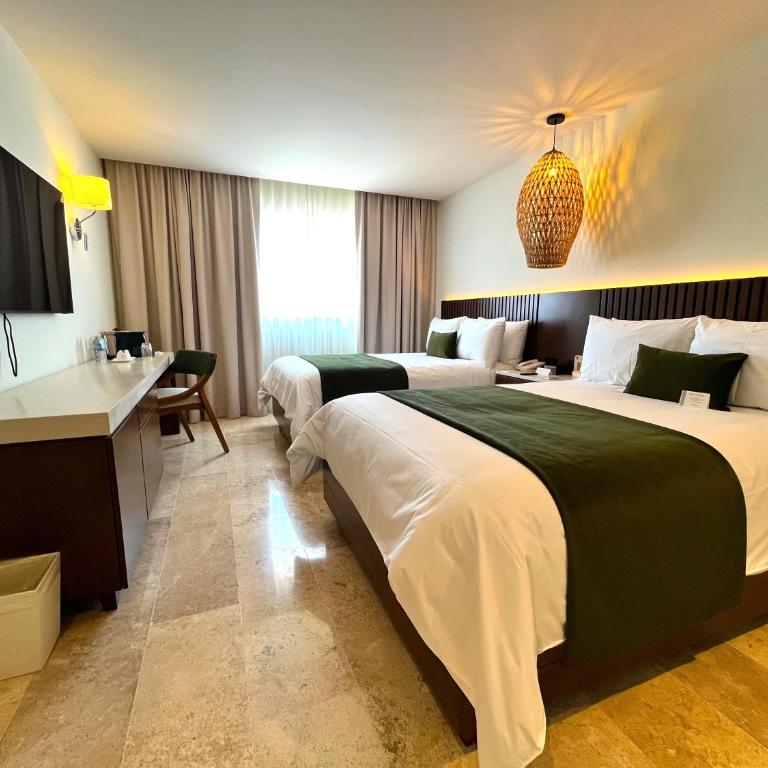 Hotel Casa Bahía Cozumel - Adults Only - Superior Queen Room with Two Queen Beds - 9