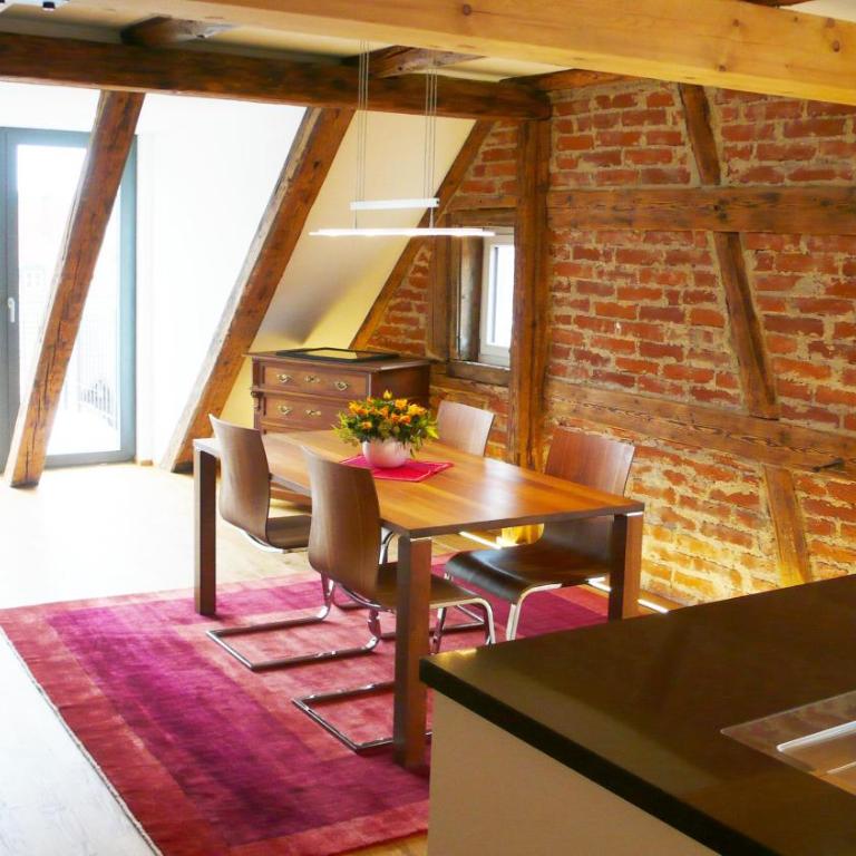 Design trifft Denkmal - Apartment mit 1 Schlafzimmer und Dusche - 3