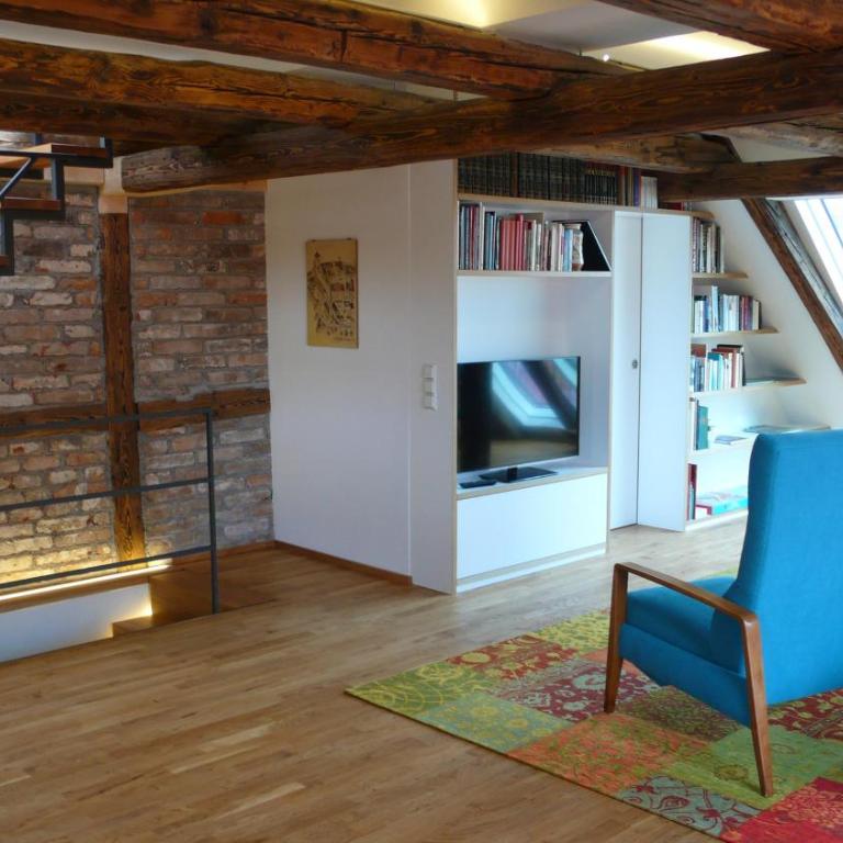 Design trifft Denkmal - Apartment mit 1 Schlafzimmer und Dusche - 14
