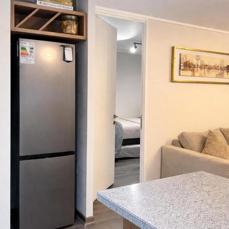 Depto Santiago Metro Matta Fantasilandia Movistar Arena - Apartamento de 2 dormitorios con terraza - 9