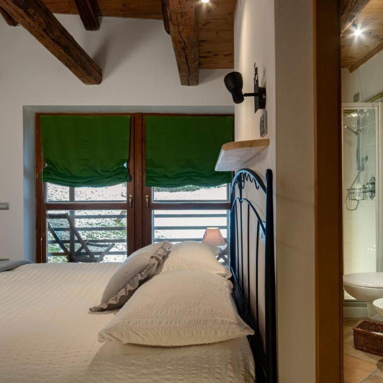 B&B Maso Zont Antico Maso - Habitación Familiar con balcón - 11