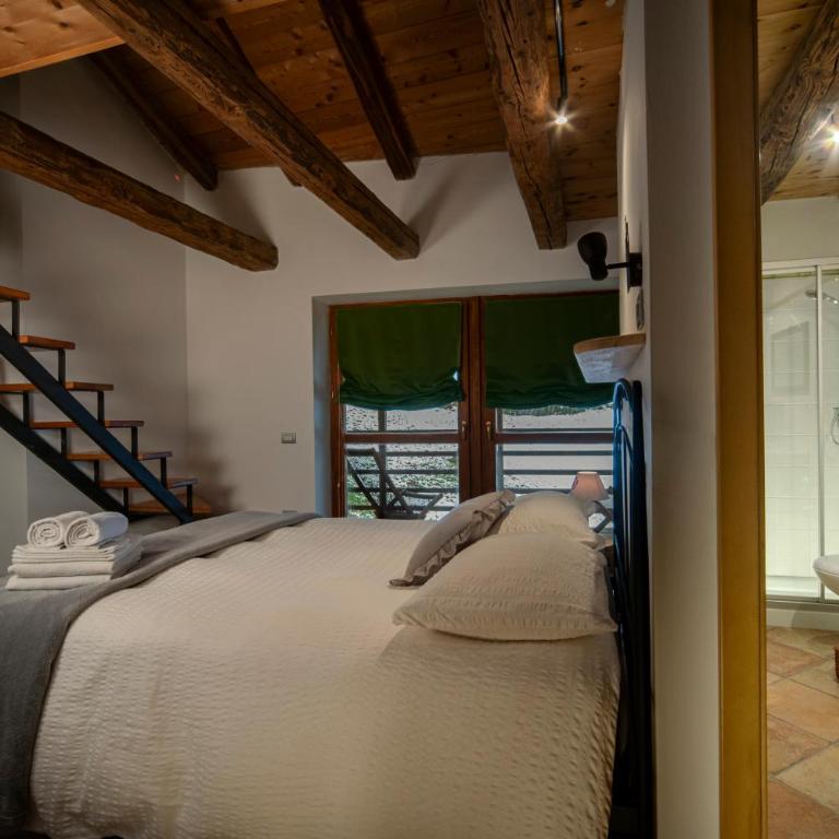 B&B Maso Zont Antico Maso - Habitación Familiar con balcón - 12