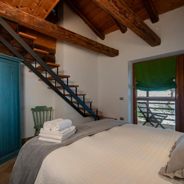 B&B Maso Zont Antico Maso - Habitación Familiar con balcón - 24