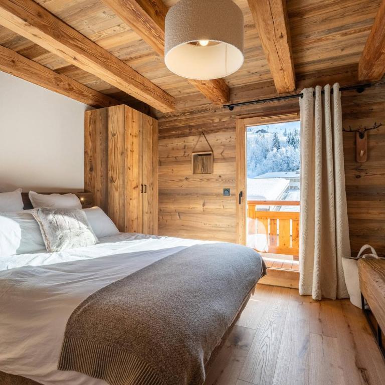 Demi-chalet au cœur du village, vue montagnes - 12 pers. - FR-1-459-238 - Chalet - 16