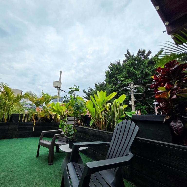 Amatista Chill Loft w AC & Kitchen in Laureles - Apartamento de 1 dormitorio - 11