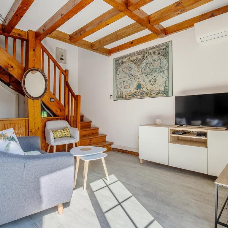 Maison climatisée 3 chambres, parking gratuit, proche centre - Appartement 1 Chambre - 1