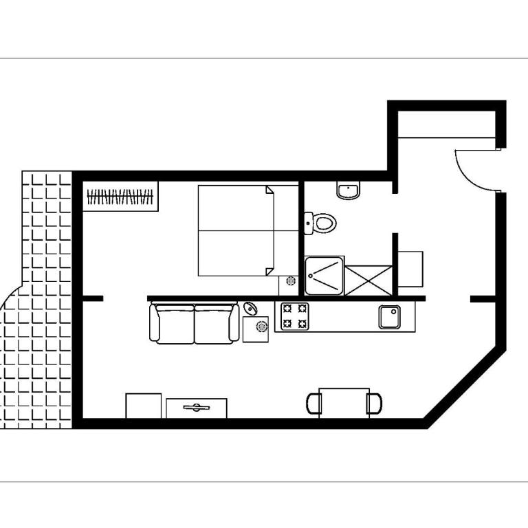 Apartment Bünda - Apartment mit 1 Schlafzimmer und Wohnzimmer - 7