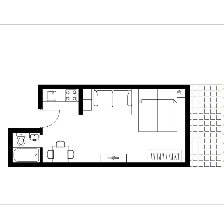 Apartment Bünda - Studio mit Terrasse - 3