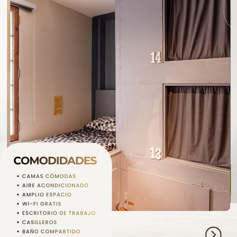 Hostel La Moneda - Single Bed in Female Dormitory Room - 4