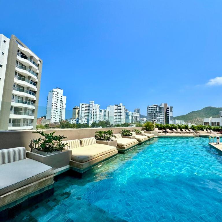 Apartasuite cerca a la playa - Reserva del Mar II - Apartamento de 1 dormitorio - 60