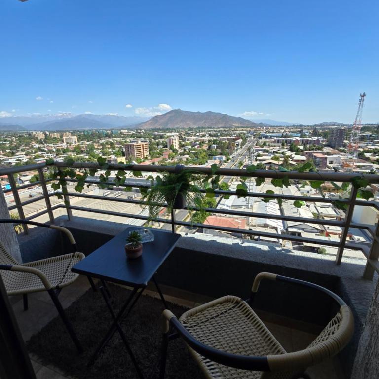 Departamento Rancagua centro hermosa vista frente a supermercado y locales comerciales - Apartamento de 2 dormitorios con terraza - 6